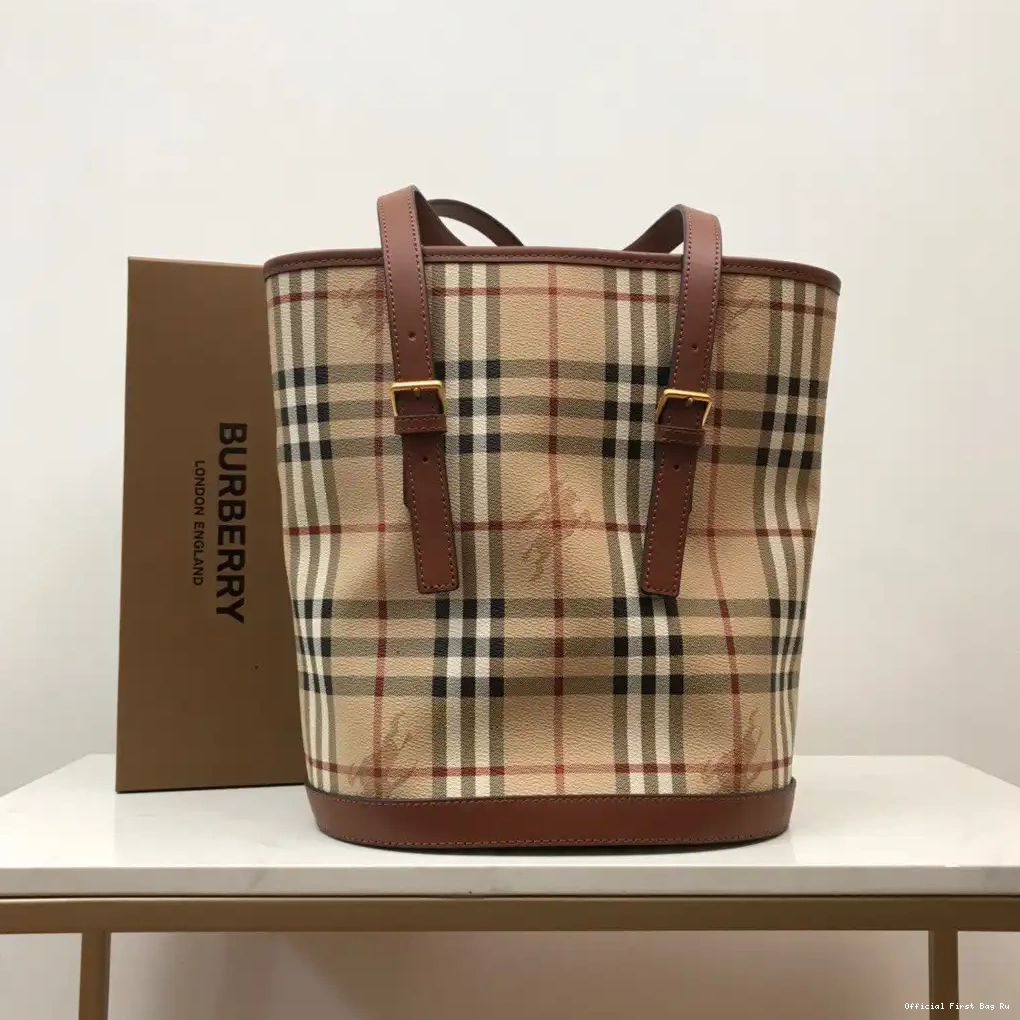 Official First Bag Ru BURBERRY Bag Tote 0610